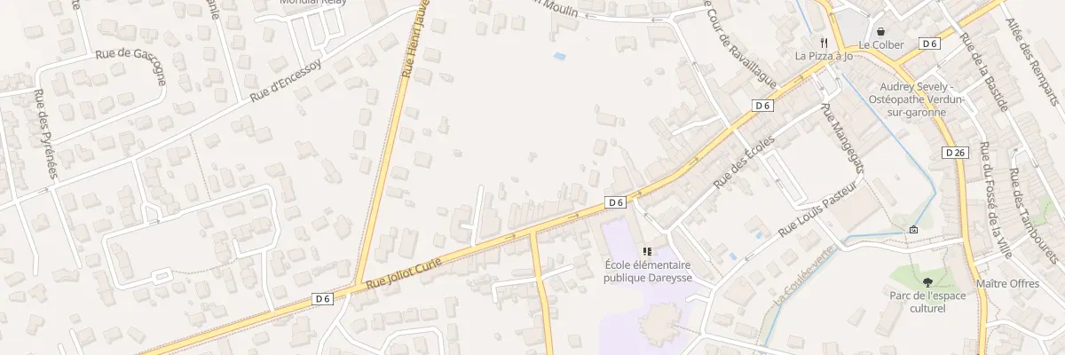 Plan du 66 Rue Joliot Curie à Verdun-sur-Garonne