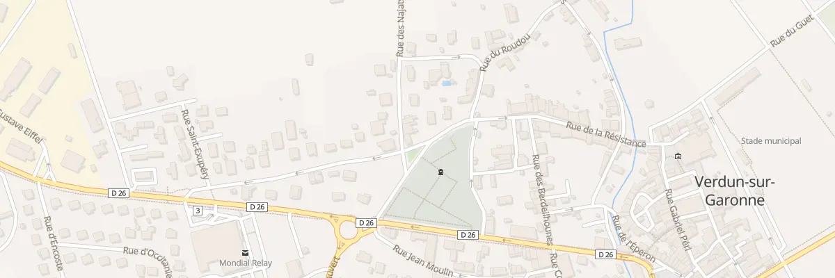 Plan du 5419 Rue des Najats à Verdun-sur-Garonne