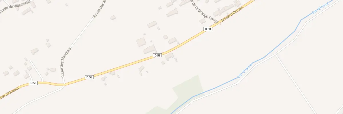 Plan du 11 Rte d’Onzain à Valloire-sur-Cisse