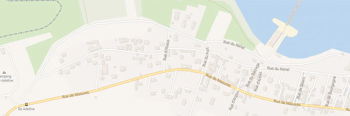 Plan du 13 Rue des Masures à Poses