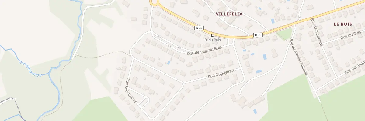 Plan du 15 Rue Benoist du Buis à Couzeix