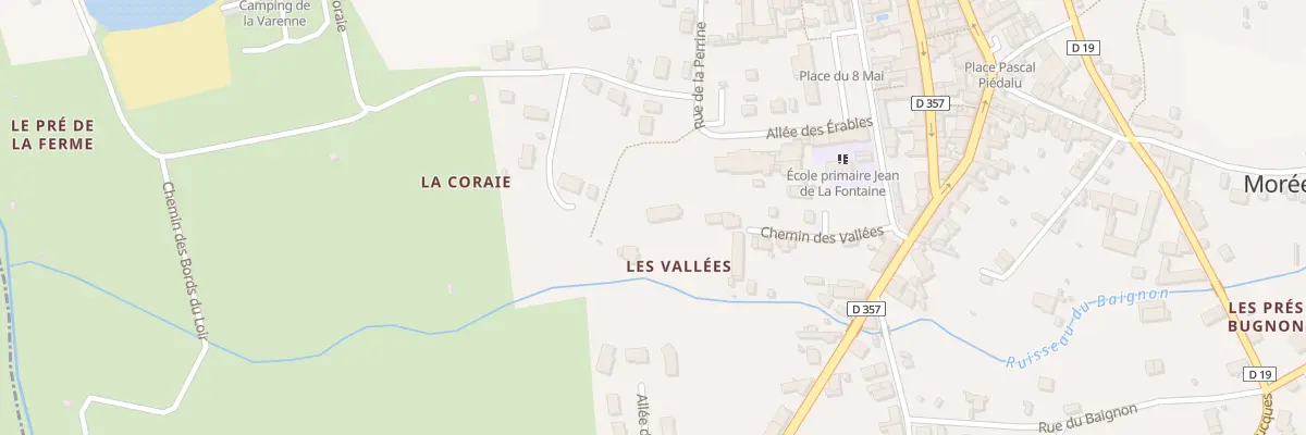Plan du 330 Chemin des Vallées à Morée