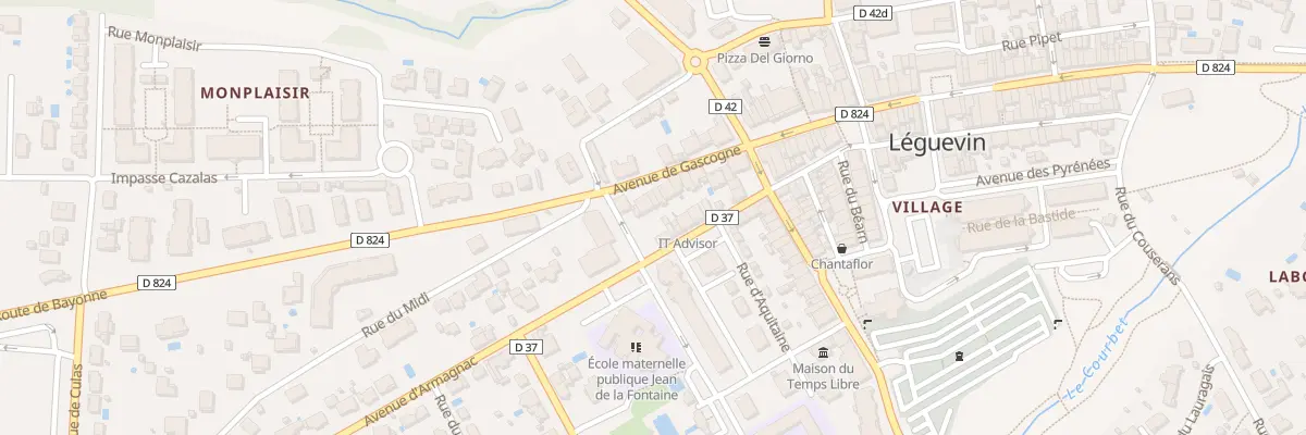 Plan du 91 Av de Gascogne à Léguevin