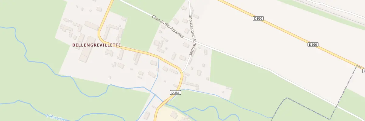 Plan du 6 Imp des Hortensias à Bellengreville