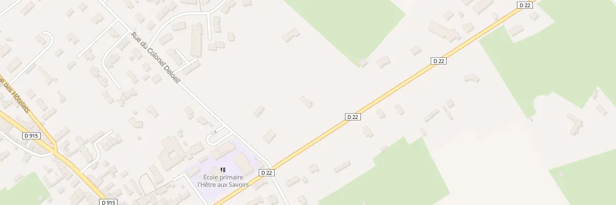 Plan du 259 Rue de St Vaast aux Grandes-Ventes
