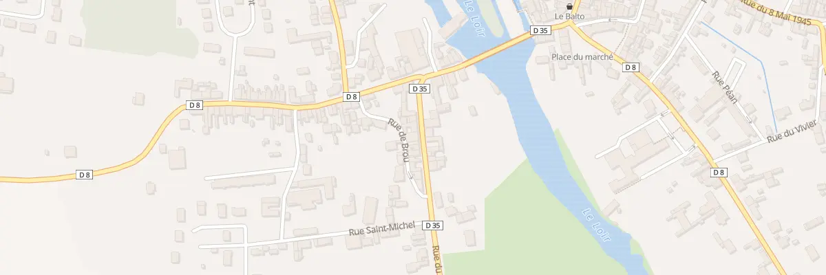 Plan du 6B Rue du Doc Teyssier à Cloyes-les-Trois-Rivières