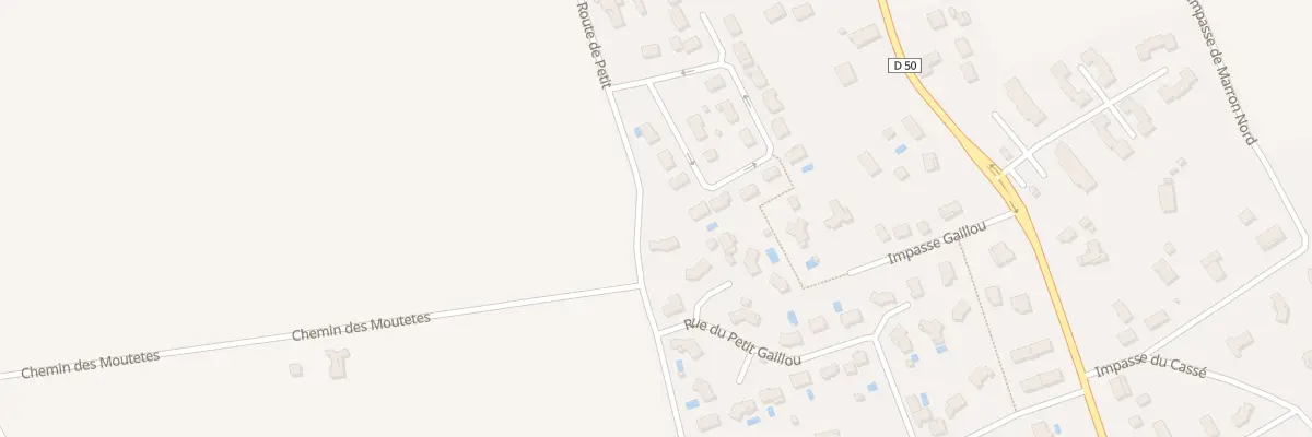 Plan du 3 Rue du Petit Gaillou à Montech