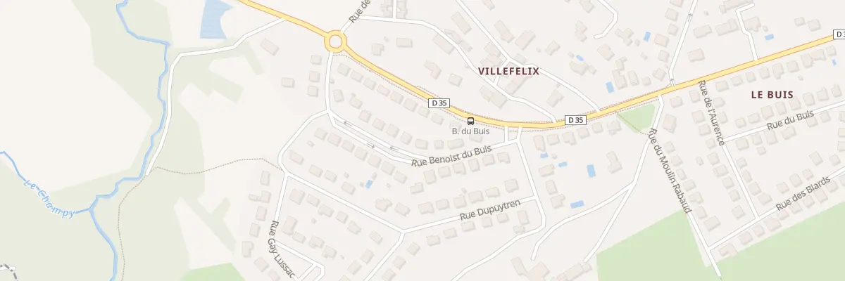 Plan du 6 Rue Benoist du Buis à Couzeix