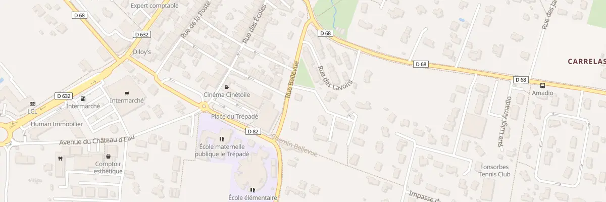 Plan du 7 Che Bellevue à Fonsorbes