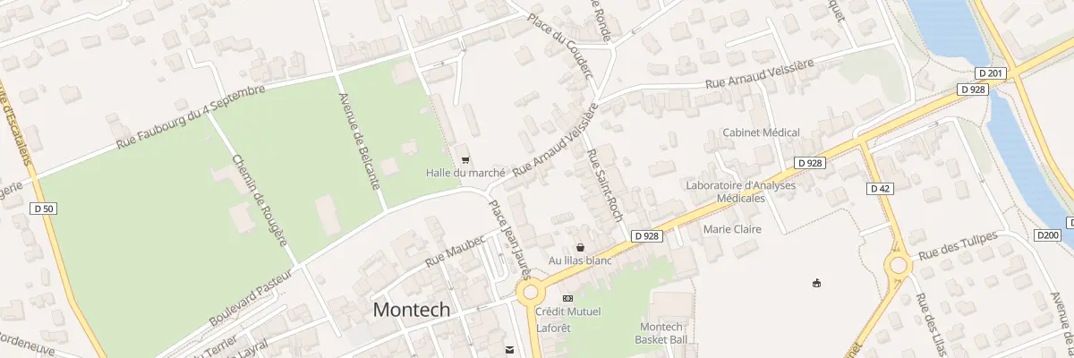 Plan du 6 Rue Arnaud Vaissieres à Montech