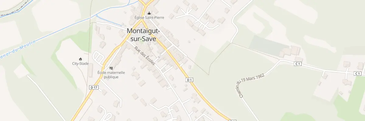 Plan du 27 Rte de Toulouse à Montaigut-sur-Save
