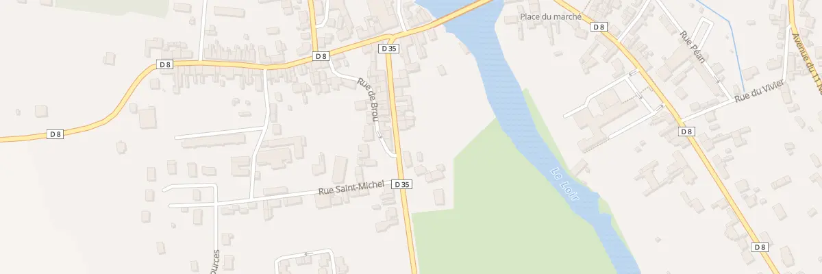 Plan du 13 Rue du Doc Teyssier à Cloyes-les-Trois-Rivières