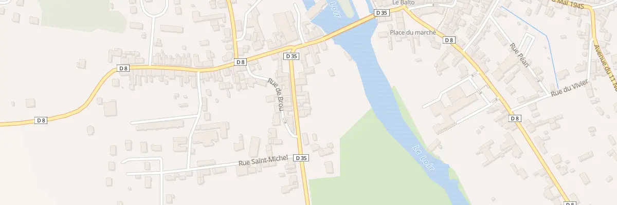 Plan du 9 Rue du Doc Teyssier à Cloyes-les-Trois-Rivières
