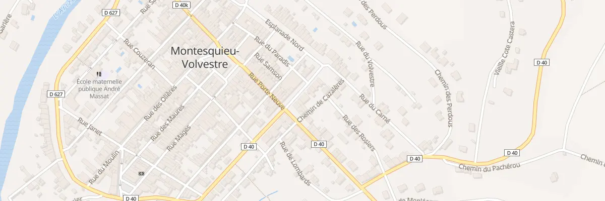 Plan du 36 Bd César Metge à Montesquieu-Volvestre