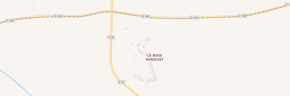 Plan du Bois Hinoux à Cernay