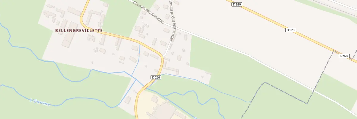 Plan du 1 Imp des Hortensias à Bellengreville