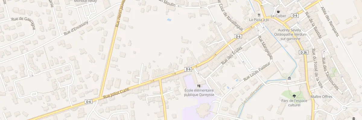 Plan du 52A Rue Joliot Curie à Verdun-sur-Garonne
