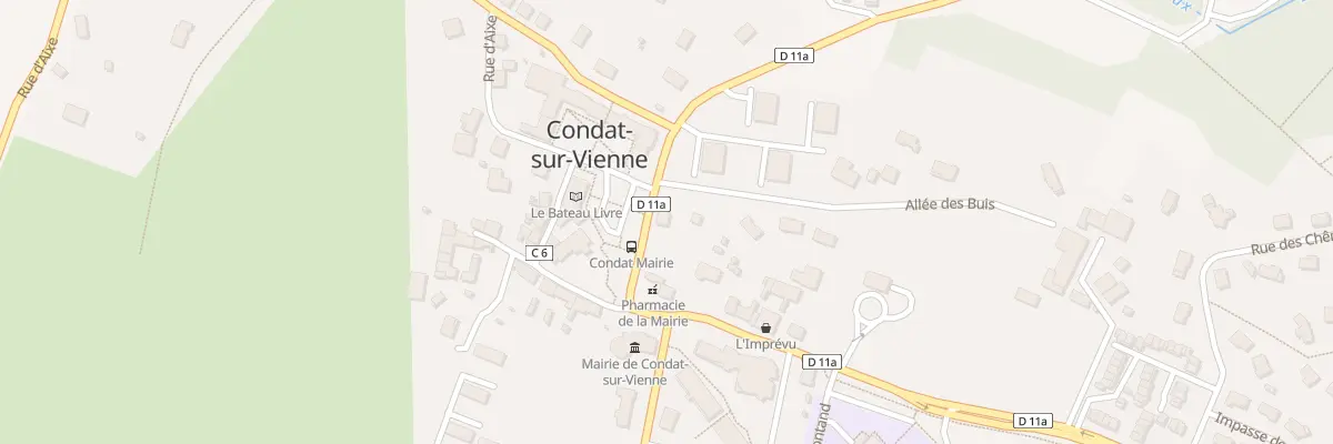 Plan du 6 Av de Limoges à Condat-sur-Vienne