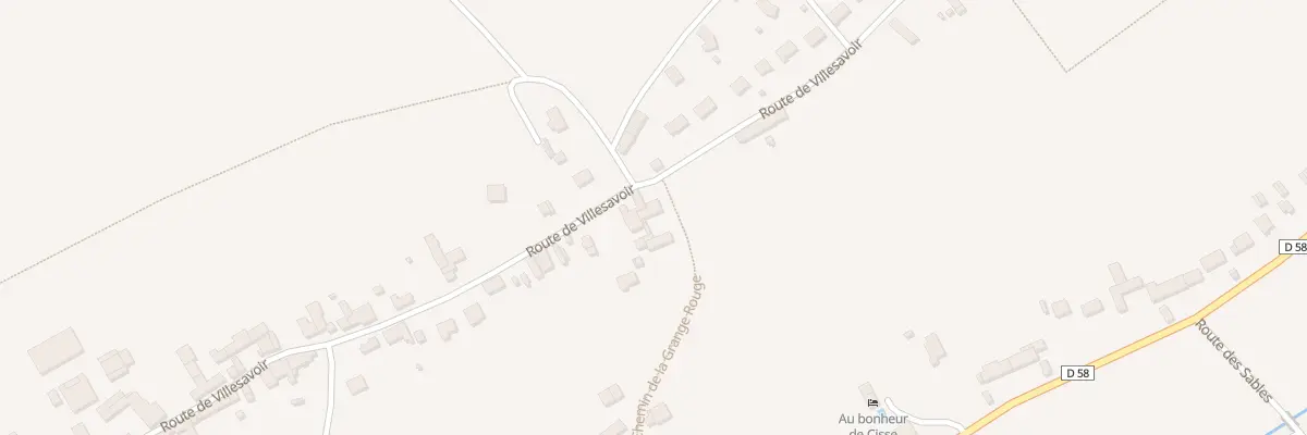 Plan du 7 Rte de Villesavoir à Valloire-sur-Cisse