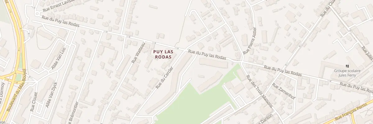 Plan du 23 Rue du Cercler à Limoges