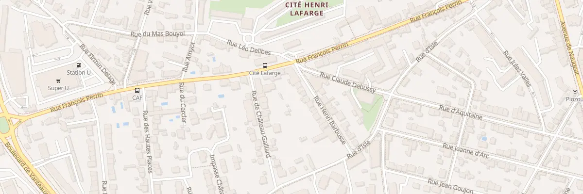 Plan du 23 Rue Henri Barbusse à Limoges