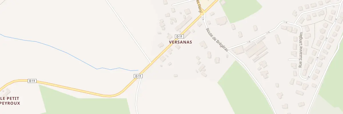 Plan du 21 Rte de Versanas à Condat-sur-Vienne