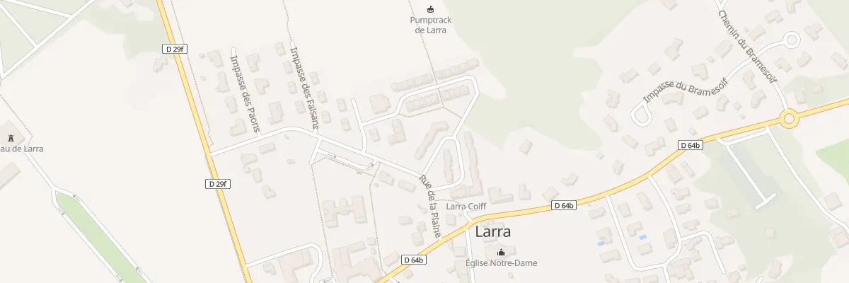 Plan du 3 Rue des Vignes à Larra