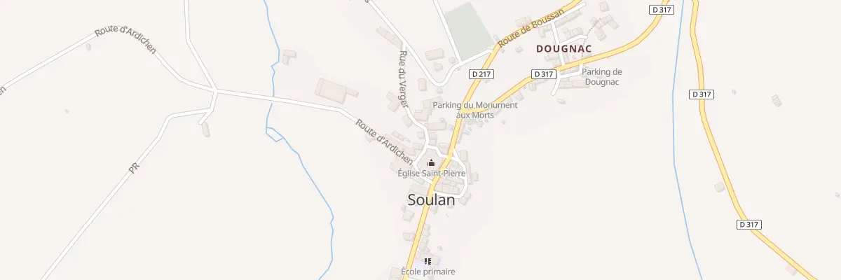 Plan du 310 Saint Pierre à Soulan