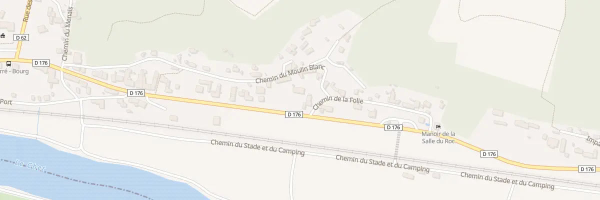 Plan du 51 Rte de Vierzon à Montrichard Val de Cher