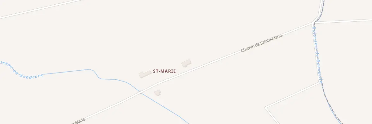 Plan du 697 Che de Sainte Marie à Finhan