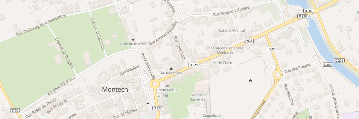 Plan du 3 Rue Saint-Roch à Montech