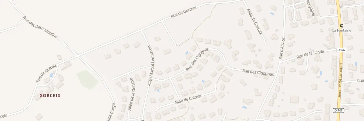 Plan du 22 Rue des Cigognes à Couzeix