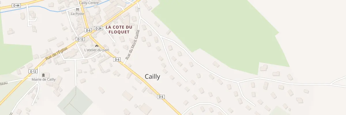 Plan du 18 Rue du Mont Gaille à Cailly