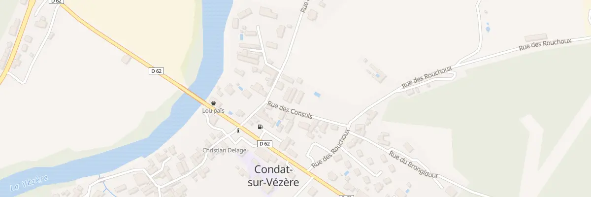 Plan du 22 Les Merigots à Condat-sur-Vézère