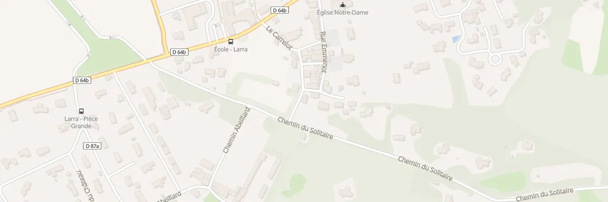 Plan du 1 Côte de Constans à Larra