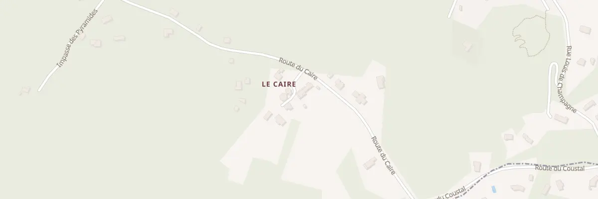 Plan du 834 Rte du Caire à Sarlat-la-Canéda