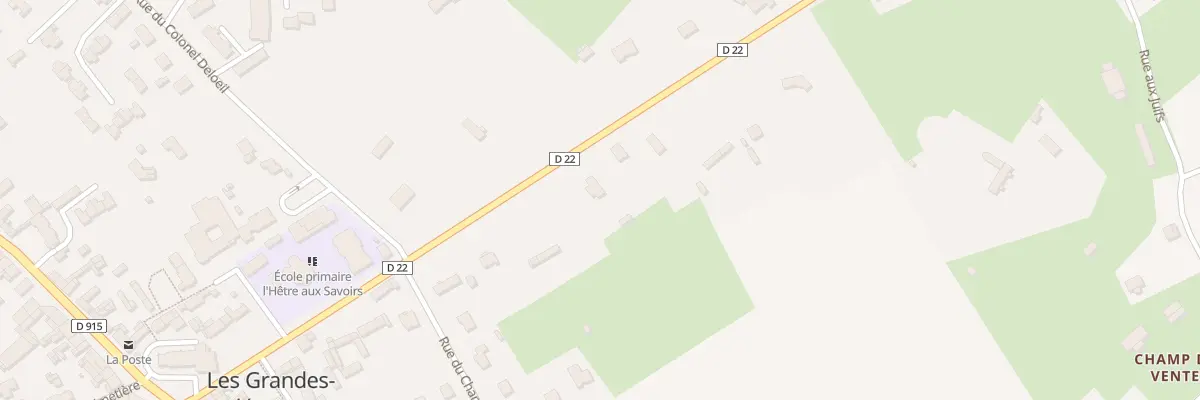 Plan du 356 Rue de St Vaast aux Grandes-Ventes