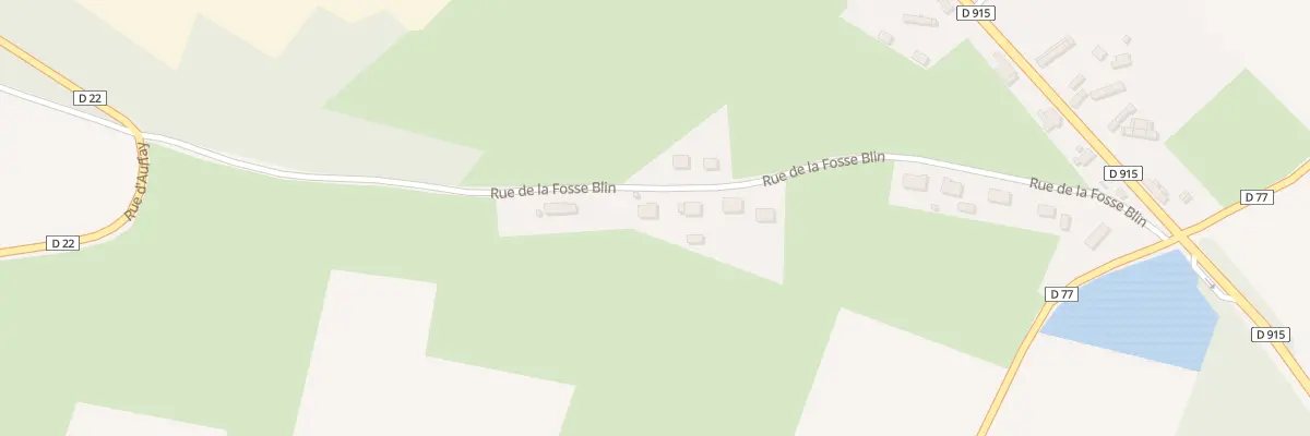 Plan du 349 Rue de la Fosse Blin aux Grandes-Ventes