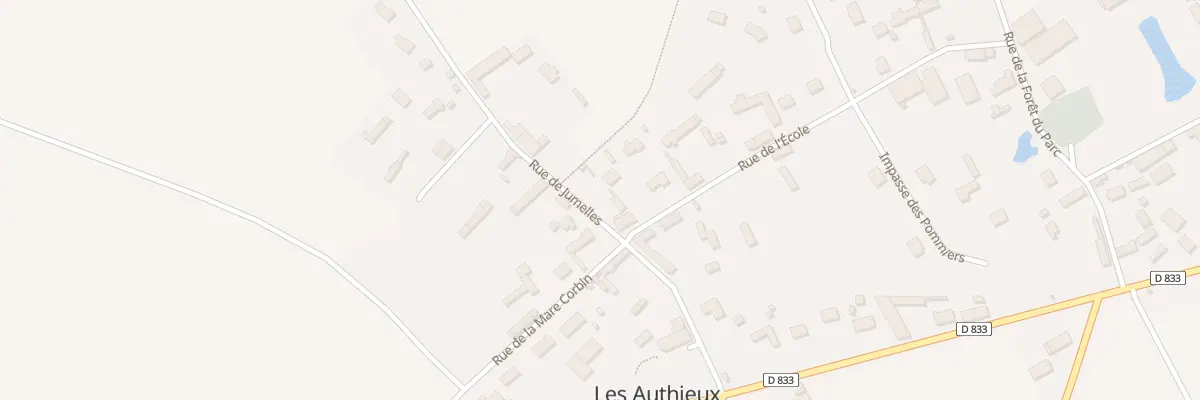 Plan du 2 Rue de l’Ecole aux Authieux