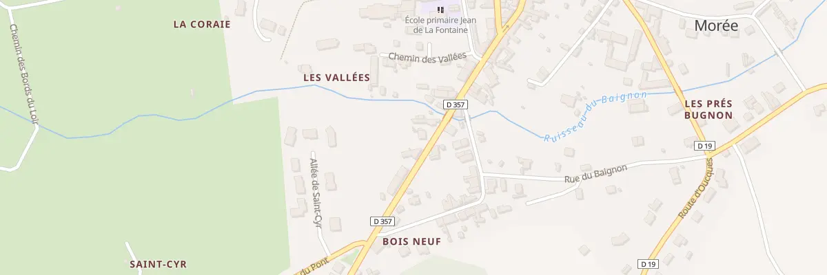 Plan du 50 Rue du Gen de Gaulle à Morée