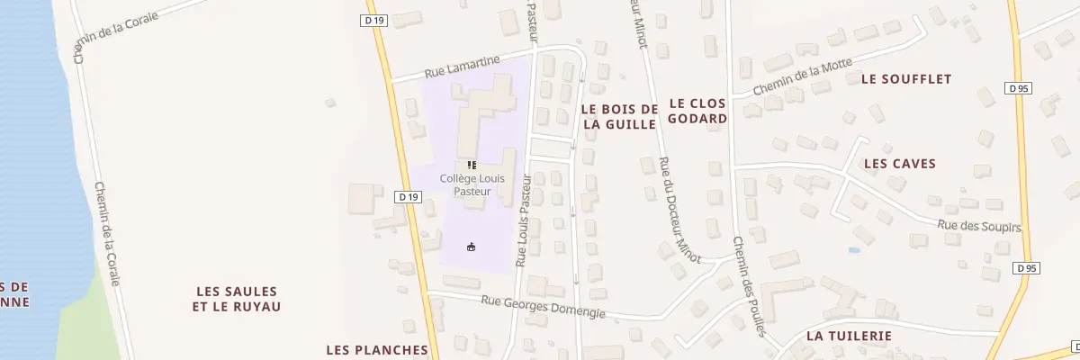 Plan du 66 Le Bois de la Guille à Morée