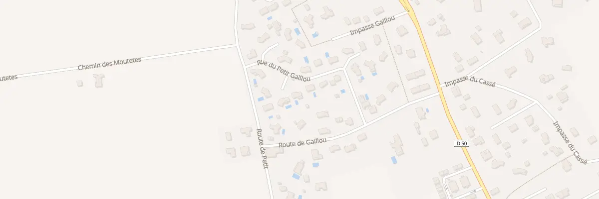 Plan du 10 Rue du Petit Gaillou à Montech
