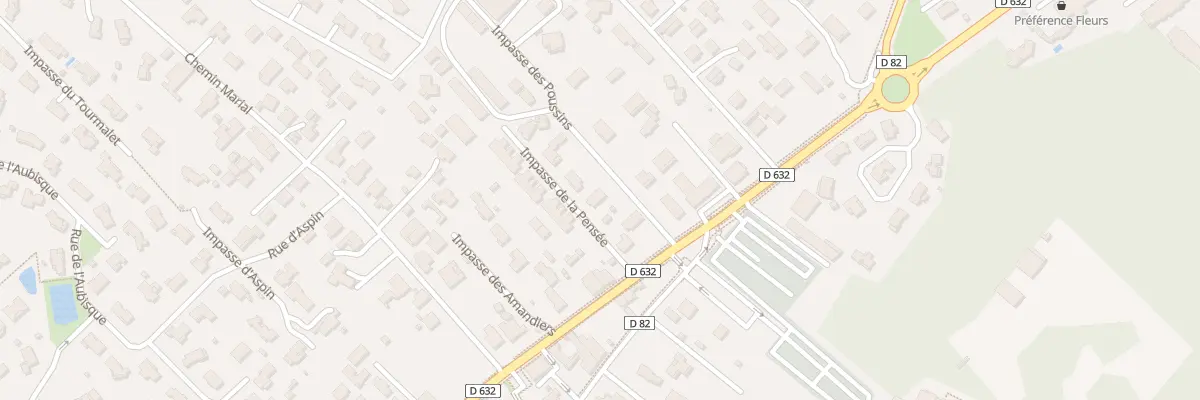 Plan du 4 Imp de la Pensée à Fonsorbes