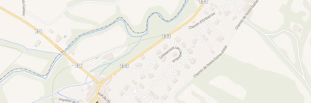 Plan du 1 Lot Les Lavandous à Montaigut-sur-Save