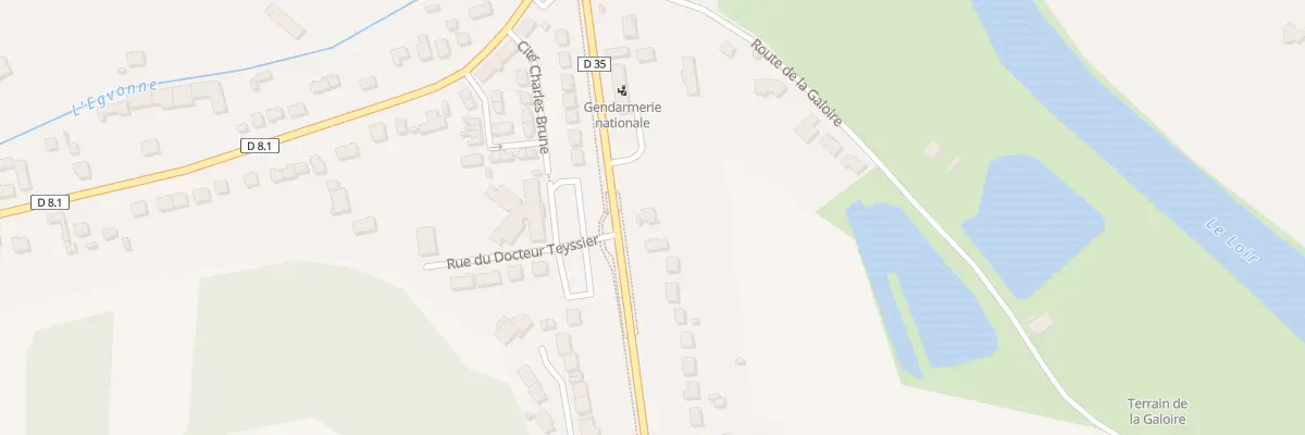 Plan du 25 Rue du Doc Teyssier à Cloyes-les-Trois-Rivières