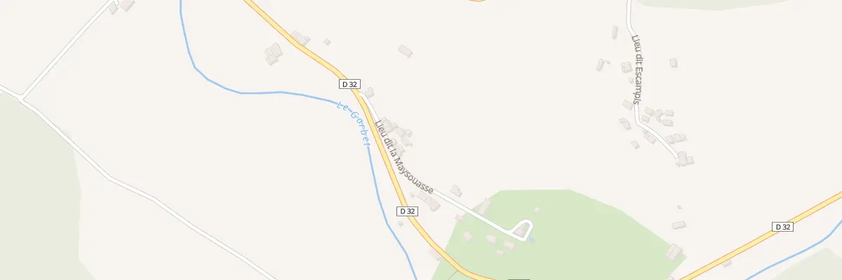 Plan du 242 Maysouasse à Oust