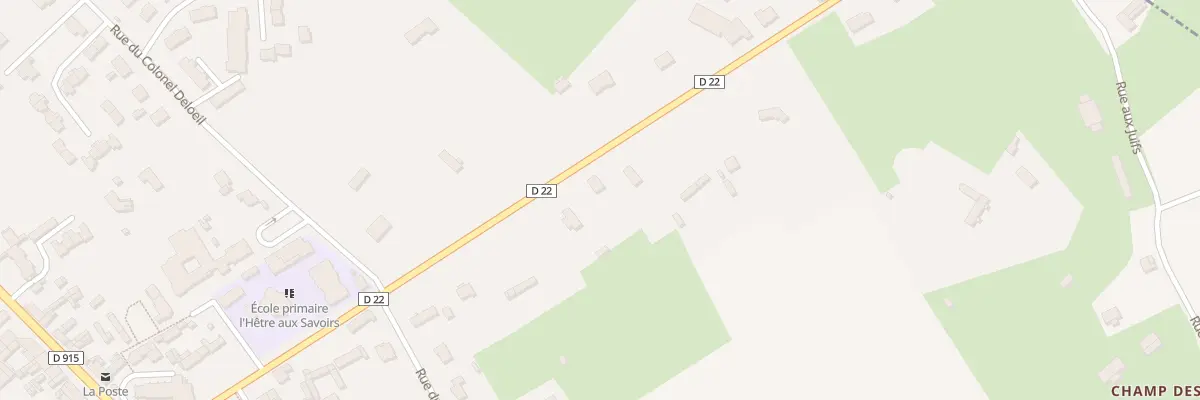 Plan du 368 Rue de Saint Vaast aux Grandes-Ventes