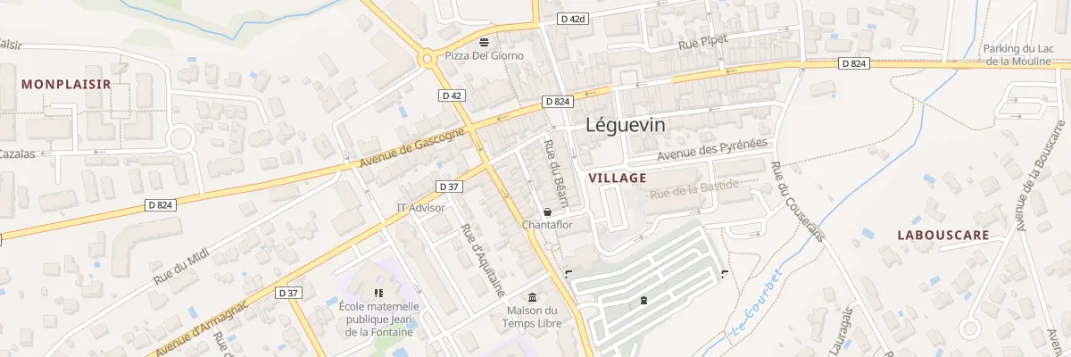 Plan du 7 Rue Traversière à Léguevin