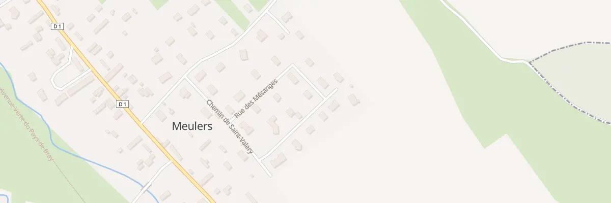 Plan du 214 Rue des Mesanges à Meulers