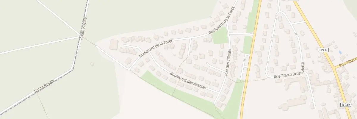 Plan du 10 Rue des Chênes à Châteauneuf-en-Thymerais